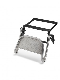 HD Tip-up footrest Stainless steel