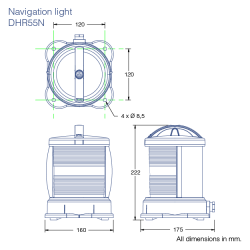 Accessories for DHR55N  navigation lights