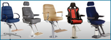 Wheelhouse chairs and pedestals